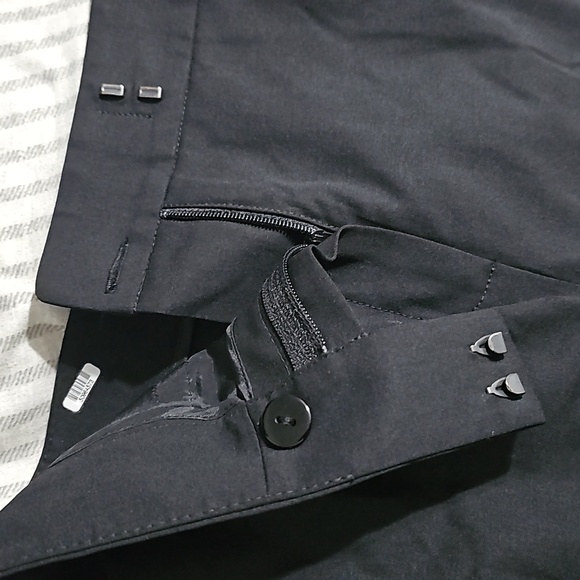 Lafayette 148 New York Black‎ Pants Pleated Size 6 Irving - Picture 4 of 6